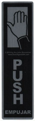 Single Push CA Label